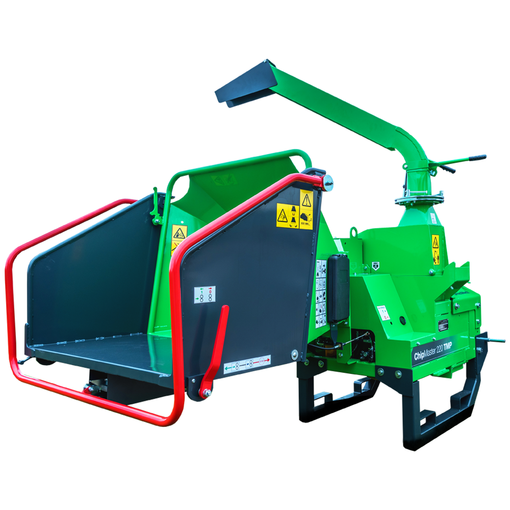 GreenMech ChipMaster 220 TMP woodchipper cut out on white background